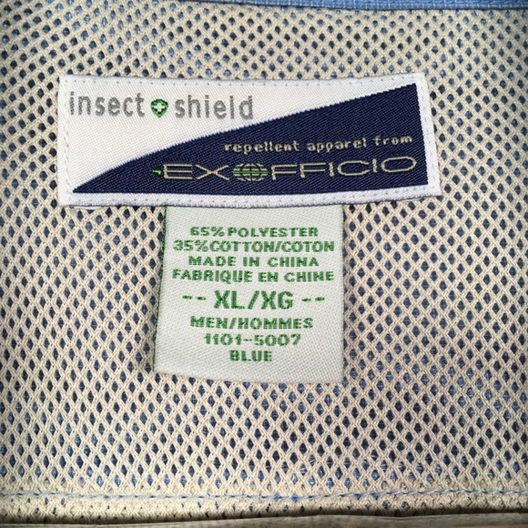 Exofficio Men's L/S Button Down Insect Shield - Picture 3 of 7